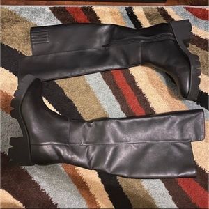 Brand New Urban Outfitters Knee High Black Boots